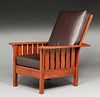L&JG Stickley #471 Slatted Morris Chair c1908-1911