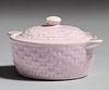 Weller Pottery Lavendar Small Casserole Dish c1940s
