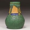Arequipa Pottery - Frederick Rhead Squeeze-Bag Decorated Vase 1912