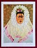 Frida Kahlo "Self-Portrait as Tehuana 1986" limited edition lithograph