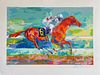 Leroy Neiman, "Funny Cide" Signed & Numbered Serigraph