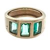 Emerald, 14k White Gold Ring