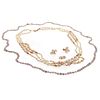 Collection of Cultured and Freshwater Pearl, 14k Jewelry