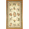 Chinese Embroidered Textile Panel