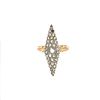 Marquise 18k Gold Antique Ring with Diamonds