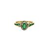 Emeralds & Diamonds 14k Gold Ring