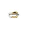 John Hardy Bamboo Ring in 18k Gold and Sterling silver