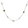 Platinum Chain with 16 cts in Peridots