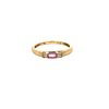 Pink Sapphire & Diamonds 14k Gold Ring