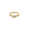 14kt Gold Engagment Ring with Princess cut Diamond