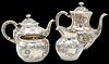Four Piece Gorham Sterling Silver Tea and Coffee Set