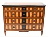 Lillian August Four Drawer Fruitwood Chest