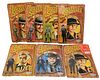 Seven Piece 1979 Butch and Sundance Action Figure Grouping