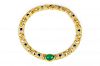 An Important Bulgari Gold, Emerald, Sapphire and Diamond Necklace