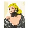 Ringo Daniel Funes (Protege of Andy Warhol's Apprentice, Steve Kaufman), "Madonna in Leather" One-of-a-Kind Mixed Media on Canvas, Hand Signed with Ce