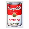Andy Warhol "Soup Can 11.51 (Pepper Pot)" Silk Screen Print from Sunday B Morning.