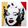 Andy Warhol "Golden Marilyn 11.37" Limited Edition Silk Screen Print from Sunday B Morning.