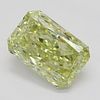 2.33 ct, Natural Fancy Greenish Yellow Even Color, VS1, Radiant cut Diamond (GIA Graded), Appraised Value: $84,800 