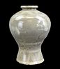 Korean Inlaid Celadon Crane Mei Vase, 13/14th C.