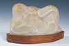 Robert Laurent (Am. 1890-1970), Reclining Woman, Carved alabaster