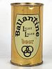1959 Ballantine Light Lager Beer 12oz 34-04.2 Flat Top Can Newark New Jersey