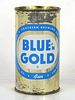 1955 Blue & Gold Beer 12oz 39-37 Flat Top Can Los Angeles California