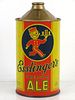 1940 Esslinger's Little Man Ale 32oz One Quart 208-09 Can Philadelphia Pennsylvania