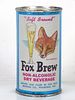 1960 Fox Brew Dry Beverage 12oz 64-36 Flat Top Can Waukesha Wisconsin mpm