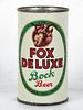 1950 Fox DeLuxe Bock Beer 12oz 65-09 Flat Top Can Chicago Illinois mpm