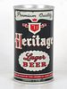 1963 Heritage Lager Beer 12oz 81-33 Flat Top Can Denver Colorado