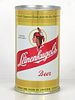 1960 Leinenkugel's Beer 12oz 91-13 Flat Top Can Chippewa Falls Wisconsin