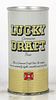 1969 Lucky Genuine Draft Beer 7oz T28-32.1 Ring Top Can Los Angeles California