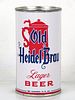 1959 Old Heidel Brau Lager Beer 12oz 107-09.3a Flat Top Can Los Angeles California mpm