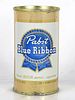 1955 Pabst Blue Ribbon Beer 12oz 110-13.1b Flat Top Can Peoria Heights Illinois