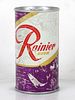 1956 Rainier Jubilee Beer (Grape Purple) 12oz Flat Top Can Seattle Washington