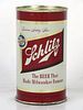 1954 Schlitz Beer 12oz 129-27.2 Flat Top Can Milwaukee Wisconsin