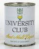 1964 University Club Stout Malt Liquor 8oz 242-24 Flat Top Can Milwaukee Wisconsin