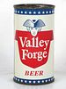 1959 Valley Forge Beer 12oz 146-12 Flat Top Can Norristown Pennsylvania