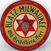 1935 Blatz Milwaukee Beer 12" Serving Tray Milwaukee Wisconsin