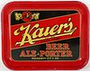 1937 Kaier's Beer/Ale/Porter 10½ x 13½" Serving Tray Mahanoy City Pennsylvania
