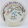 Animation Historical Autographed Collector Plate