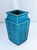 Qianlong Turquoise Blue Vase