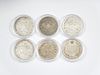 (6) 19th C. One Ruble Coins.