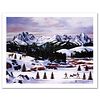 Jane Wooster Scott, "Sawtooth Mountain Splendor" Hand Signed Limited Edition Lithograph with Letter of Authenticity.