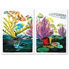 "Coral Reef Life" Limited Edition Giclee Diptych on Canvas by Renowned Artist Wyland, Numbered and Hand Signed with Certificate of Authenticity.