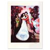 Raya Sorkine, "Le Mariage" Limited Edition Lithograph, Numbered and Hand Signed.