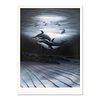 Wyland, "Dolphin Affection" Limited Edition Lithograph, Numbered and Hand Signed with Certificate of Authenticity.
