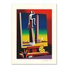 Mark Kostabi, "Loophole With A View" Limited Edition Serigraph, Numbered and Hand Signed with Certificate.