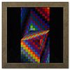 Victor Vasarely (1908-1997), "Axo - 77 de la série Hommage A L'Hexagone" Framed 1971 Heliogravure Print with Letter of Authenticity