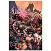 DC Comics, "Superman/ Wonder Woman #17" Numbered Limited Edition Giclee on Canvas by Ed Bened with COA.